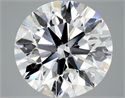 Diamante Natural 5.01 quilates, Redondo , Color D, claridad SI1 y certificado GIA