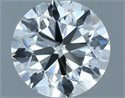 Diamante Natural 0.70 quilates, Redondo , Color K, claridad VVS2 y certificado IGI