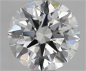 Lab Grown Diamond 1.59 Carats, Round with Ideal Cut, E Color, VVS2 Clarity and Certified by IGI