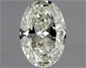 Natural Diamond 1.50 Carats, Oval with  Cut, I Color, SI2 Clarity and Certified by GIA