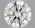 Lab Grown Diamond 5.05 Carats, Round with Ideal Cut, E Color, VVS2 Clarity and Certified by IGI