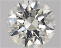 Natural Diamond 0.70 Carats, Round with Excellent Cut, J Color, SI1 Clarity and Certified by GIA