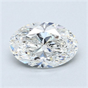 Diamante Natural 1.21 quilates, Ovalado , Color G, claridad VS1 y certificado GIA