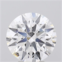 Del inventario de diamantes de laboratorio, 4.09 quilates, Redondo , Color D, claridad IF y certificado IGI