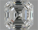 Natural Diamond 0.91 Carats, Asscher with  Cut, F Color, VS1 Clarity and Certified by GIA