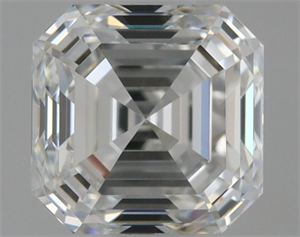 Picture of Natural Diamond 0.91 Carats, Asscher with  Cut, F Color, VS1 Clarity and Certified by GIA