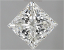 Natural Diamond 0.80 Carats, Princess with  Cut, H Color, VVS1 Clarity and Certified by IGI