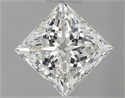 Natural Diamond 0.80 Carats, Princess with  Cut, H Color, VVS1 Clarity and Certified by IGI