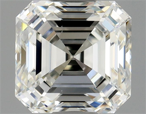 Picture of Natural Diamond 0.82 Carats, Asscher with  Cut, I Color, SI1 Clarity and Certified by GIA