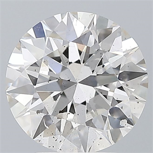 Foto Diamante Natural 3.02 quilates, Redondo , Color G, claridad SI2 y certificado GIA de