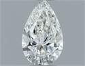 Natural Diamond 0.30 Carats, Pear with  Cut, I Color, VS2 Clarity and Certified by GIA