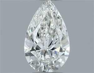 Picture of Natural Diamond 0.30 Carats, Pear with  Cut, I Color, VS2 Clarity and Certified by GIA