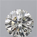 Natural Diamond 0.50 Carats, Round with Excellent Cut, I Color, IF Clarity and Certified by IGI