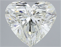 Natural Diamond 3.51 Carats, Heart with  Cut, I Color, SI1 Clarity and Certified by IGI