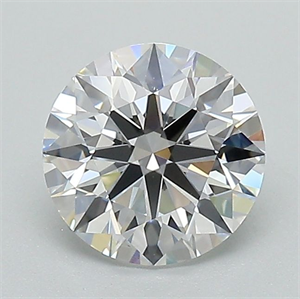 Picture of Lab Grown Diamond 1.18 Carats, Round with Ideal Cut, D Color, VVS2 Clarity and Certified by IGI