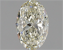 Natural Diamond 1.21 Carats, Oval with  Cut, K Color, VVS2 Clarity and Certified by GIA