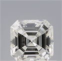 Natural Diamond 0.80 Carats, Asscher with  Cut, G Color, VVS1 Clarity and Certified by IGI