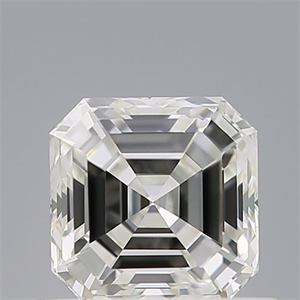Picture of Natural Diamond 0.80 Carats, Asscher with  Cut, G Color, VVS1 Clarity and Certified by IGI