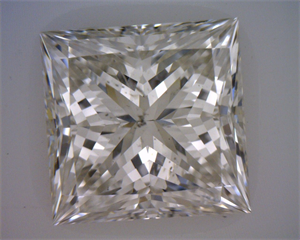 Picture of Natural Diamond 2.52 Carats, Princess with  Cut, J Color, SI2 Clarity and Certified by GIA