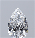 Diamante Natural 0.30 quilates, De pera , Color D, claridad VS1 y certificado GIA