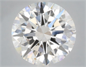 Lab Grown Diamond 6.01 Carats, Round with Excellent Cut, E Color, VVS2 Clarity and Certified by IGI