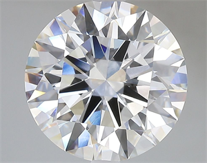 Picture of Lab Grown Diamond 5.09 Carats, Round with Ideal Cut, D Color, VVS1 Clarity and Certified by IGI