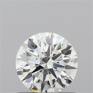 Foto Diamante Natural 0.63 quilates, Redondo , Color J, claridad SI2 y certificado GIA de