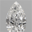 Natural Diamond 0.24 Carats, Pear with  Cut, D Color, VS2 Clarity and Certified by IGI