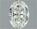 Natural Diamond 1.01 Carats, Oval with  Cut, J Color, VS1 Clarity and Certified by IGI
