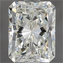 Natural Diamond 1.70 Carats, Radiant with  Cut, J Color, VVS2 Clarity and Certified by GIA