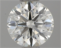 Natural Diamond 0.60 Carats, Round with Excellent Cut, J Color, VS2 Clarity and Certified by IGI