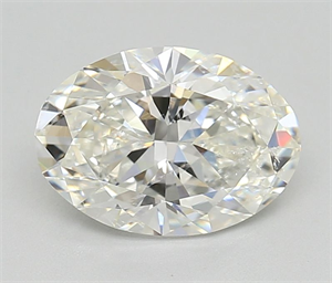 Picture of Natural Diamond 1.50 Carats, Oval with  Cut, H Color, SI2 Clarity and Certified by GIA