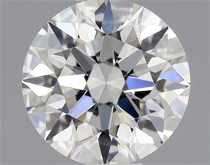 Foto Diamante Natural 0.41 quilates, Redondo , Color F, claridad VVS1 y certificado GIA de