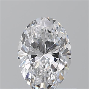 Picture of Natural Diamond 0.51 Carats, Oval with  Cut, D Color, SI2 Clarity and Certified by GIA
