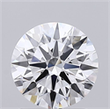 Lab Grown Diamond 1.25 Carats, Round with Ideal Cut, D Color, VVS2 Clarity and Certified by IGI