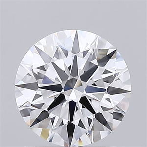 Picture of Lab Grown Diamond 1.25 Carats, Round with Ideal Cut, D Color, VVS2 Clarity and Certified by IGI