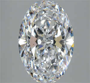 Picture of Natural Diamond 2.56 Carats, Oval with  Cut, D Color, VS1 Clarity and Certified by GIA