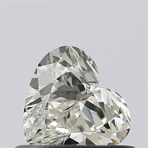 Picture of Natural Diamond 0.42 Carats, Heart with  Cut, I Color, VVS1 Clarity and Certified by GIA