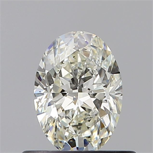 Picture of Natural Diamond 0.53 Carats, Oval with  Cut, K Color, VS2 Clarity and Certified by GIA