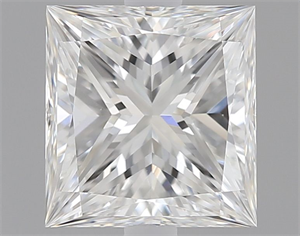 Foto Diamante Natural 1.01 quilates, Princesa , Color F, claridad VVS2 y certificado GIA de