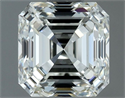 Natural Diamond 1.00 Carats, Asscher with  Cut, I Color, VVS2 Clarity and Certified by IGI
