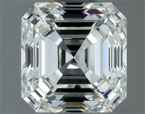 Picture of Natural Diamond 1.00 Carats, Asscher with  Cut, I Color, VVS2 Clarity and Certified by IGI