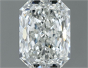 Natural Diamond 0.50 Carats, Radiant with  Cut, I Color, VVS2 Clarity and Certified by GIA