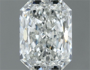 Picture of Natural Diamond 0.50 Carats, Radiant with  Cut, I Color, VVS2 Clarity and Certified by GIA