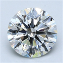 Diamante Natural 1.80 quilates, Redondo , Color H, claridad SI2 y certificado GIA