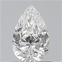 Diamante Natural 0.70 quilates, De pera , Color E, claridad VS1 y certificado GIA