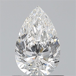Foto Diamante Natural 0.70 quilates, De pera , Color E, claridad VS1 y certificado GIA de