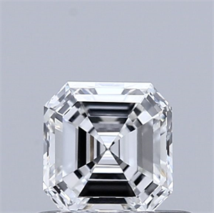 Picture of Natural Diamond 0.51 Carats, Asscher with  Cut, F Color, VS1 Clarity and Certified by GIA