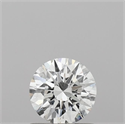 Del inventario de diamantes de laboratorio, 0.74 quilates, Redondo , Color E, claridad SI1 y certificado IGI