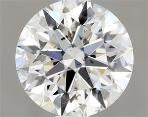 Picture of Natural Diamond 1.00 Carats, Round with Excellent Cut, H Color, SI2 Clarity and Certified by GIA
